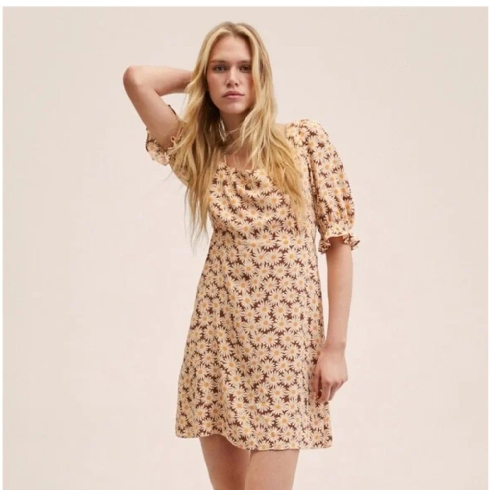 Mango Daisy Mini Dress